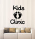 WallStickers4ever Vinyl Wall Decal Kids Clinic Children's Care Health Baby Trace Stickers