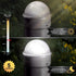 CH2233S Summit 1-7/8", 2", 2-2/8",2.5, 2-7/8",3" Classy Caps Chain Link Solar Post Cap, Silver High Output LED, Fits