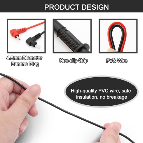 Replacement Test Lead Set Multimeter Test Leads Kit Included 2pcs Test Lead