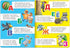 Set 4 12+ of Mixed Educational Cardboard Russian Books - Learn to Read Russian Alphabet Flash Cards - Animal Azbuka