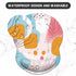 ITNRSIIET Ergonomic Mouse Pad with Gel Wrist Support, Small Wrist Rest, Non-Slip PU Base, 8.7 x 7.2 inches, Art Style