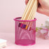 Tamaki Pen Holder Cup for Desk, Wire Mesh Pencil Cup Holder for Office Pen Organizer (Pink)