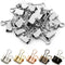 Mr. Pen Small Binder Clips, 50 Pack, 0.75 in, Silver, Micro Size