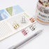 Mini Binder Clips - 100 Pack - Small Paper Clamps 15mm (5/8 inch) - Multicolored Office Clips for Home School Business