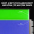 Samsill Super Heavy Duty Sheet Protector Dividers - 8.5 x 11 Inch Page Protectors for 3 Ring Binder, 1 Set