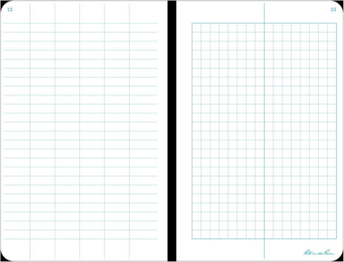 Rite in the Rain Weatherproof Hard Cover Notebook, 4 3/4" x 7 1/2", Yellow Cover, Field Pattern (No. 350F)