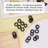 20pcs Shower Head Filter Gasket, 10 Rubber Washers & 10 O-Ring Stainless Steel Water Hose Gasket