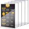 Shellwei 4 Pcs 11 x 14'' Acrylic Sign Holder, Clear Vertical Table Top Frame for Menu, Photo, Office Use