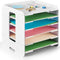 Juexica 6 Tier Scrapbook Paper Organizer, 12 x 12 Stackable File Organizer for Home Office Decorations