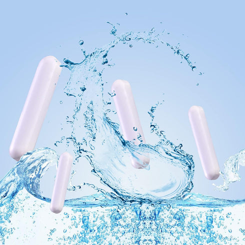 6Pcs PTFE Magnetic Stirrer Mixer Stir Bar, Magnetic Stir Bar 10mm/0.39 inch