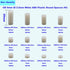OD 9mm ID 5.5mm ABS Plastic Round Spacers Assortment Kit - Wall Plate spacers for M5 Screws, Lengths from 3mm to 25mm