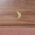 NOLITOY Brass Butterfly Drawer Handle Left Vintage Cabinet Pulls for Dresser Wardrobe Shoe Cabinet and Bedside Table