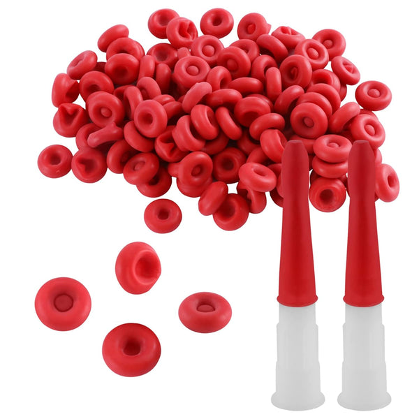 Caulk Cap, Caulk Saving Cap, Sealer Saver for Open Caulking Tube, Red (40)