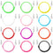PIEMEET 12 Pcs Dental Bib Clips, Silicone Dentist Bib Holder, Napkin Clip, Napkin