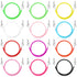 PIEMEET 12 Pcs Dental Bib Clips, Silicone Dentist Bib Holder, Napkin Clip, Napkin