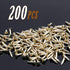200 Pcs Tiny Brad Nails Brass String Art Nails 1.2x6mm Wood Finish Nails for DIY Pictures Boxes Decorative Household Accessories