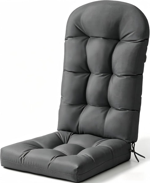 PALHMLIY High Back Patio Chair Cushion, Outdoor Adirondack Chair Cushion Thick Seat Pad,