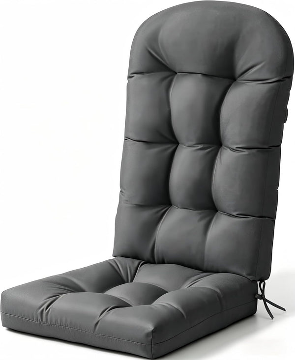 PALHMLIY High Back Patio Chair Cushion, Outdoor Adirondack Chair Cushion Thick Seat Pad,