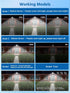 6500K IP67Waterfroof, 240PCS 5730LEDs Solar Street Light Outdoor Solar Flood Lights Outdoor Dusk to Dawn, Security