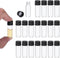 PATIKIL 100 Pack Clear Glass Vials, 2ml Sample Vials with Screw Cap, Leak-Proof Liquid Media Bottle