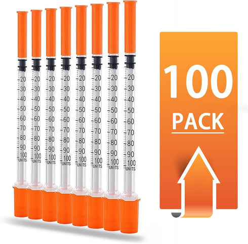 Acebiorin 1ML 31G 5/16" (8MM) 100PACK, Packaged (1CC 31G 5/16"-100PACK) Syringe with Needle Lab Supplies, Individually