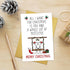 Chenive Sweet Christmas Card for Men Women, Funny Christmas Card for Boyfriend Girlfriend, Xmas Holiday Cards Gifts