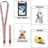 Wisdompro Lanyards for Keys, Cute Wrist & Neck Lanyard for Women, Breakaway Lanyard for ID Badges, Car Keys