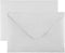 Granhoolm 50 Pack A7 Invitation Envelopes, 5x7 V Flag 5.25 x 7.25 for Cards, Ideal for Weddings, Parties (Silver Pearl)