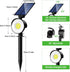 1 Pack 3 nipify Solar Spot Lights Outdoor Waterproof with Modes, Solar Spotlight Light for Outside Yard Landscape