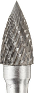 Drill America SG-3 Carbide Burr/Rotary File Tree Pointed-End Double Cut for Die Grinder 3/8" Dia. x 3/4" Cut Length