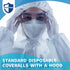 yeecyclean 1-5PCS L-XXXL|Hazmat Suits Disposable|Protective Suits|Disposable Protective Coverall|Work clothing for Keep