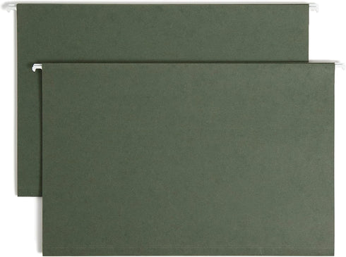Smead Box Bottom Hanging File Folder, 1" Expansion, Legal Size, Standard Green, 25 per Box