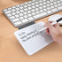 Small Desktop Dry Erase White Board, 8"×6" Glass Whiteboard with Stand for Notes, Mini Notice Board for Home Office