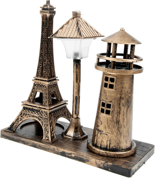 Vintage Eiffel Tower Night Light Retro Lamp Decorative Nightstand Lamp for Bedroom