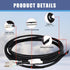 12FT Pipe Heating Cable - Heat Tape for Water Pipe Freeze Protection, 120V De-Icing Cable