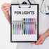 2 CAVN Pen Light with Pupil Gauge LED Penlight for Nurses Doctors, Pcs Reusable Medical Penlight for Nursing Students