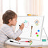 Dry Erase Magnetic White Board, 16" x 12" - Double-Sided Desktop Whiteboard with Stand for Home & School