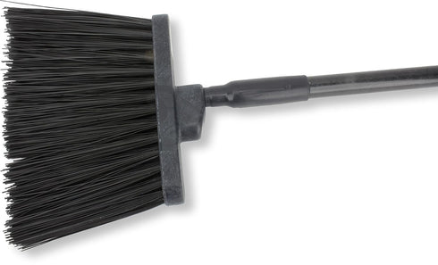 SPARTA 41083EC03 Plastic Color Coded Broom, 56 Inches Long with Unflagged Bristles and Angled Head for Small Debris