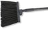 SPARTA 41083EC03 Plastic Color Coded Broom, 56 Inches Long with Unflagged Bristles and Angled Head for Small Debris