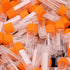 100 Pieces 2ml Plastic Graduated Vial Tube with Screw Caps, Small Test Sample Storage Container for Lab