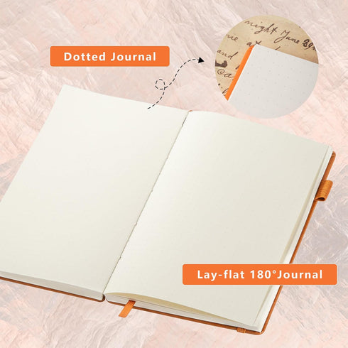 TIEFOSSI Constellations Dotted Journal Notebook, A5 Writing Journals with 100gsm 400pages Paper, Hardcover Bullet