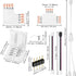5050 4 Pin RGB LED Strip Connector Kit, RGB Extension Cable, 2 Way RGB Splitter Cable, L Connectors, T Connector