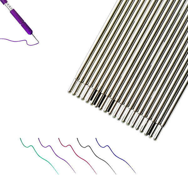 Cbhoktyue 20-Piece Assorted Tattoo Skin Marker Pen Core Set - Professional Surgical Tip
