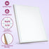 Graph Paper Pad for Blueprint Drawings, 8.5x14 Quadrille Grid Paper, 50 Sheets (5-Pack)