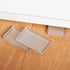 4 Pcs Clear Rubbery Table Shims, Level Wedge for Home Improvement DIY Wedge Levelers (5mm)