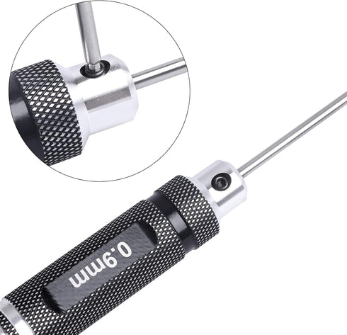 Hex Screwdriver Set - 7pcs Hex Head Allen Wrench Tools Kit, Sizes 0.9mm to 3.0mm