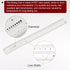 Film Flexible Ruler 12 Inch 0.1mm Scale, PET Plastic Covered Thickened Folding Straight Ruler Measuring Tool,