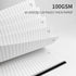 Large Lined Notebook, Spiral Notebook, 8.5" x 11", 4 Pack, LINED Notebook, 120 Pages, 100 GSM Thick Paper, Hardcover