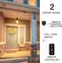 Solar Pendant Lights Outdoor Indoor with Remote, Chicken Coop Lights Solar Powered Shed Light with ON Off Switch,Solar