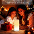 UNIFUN Dimmable Table Lamp, Touch Sensor Bedside Lamps, Warm White Light & Color Changing RGB for Kids Room,Living